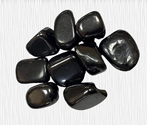 Black Agate Tumble/Pebbles Stone. for Reiki, Crystal, Vastu, Fang Shui Aura, Home Decor, Office Decor, Gifting, Good Luck, showpiece etc. (Black, 400 gm)-picture-40
