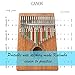 Kalimba 17 Key Thumb Piano - Kithouse Kalimba Thumb Finger Piano 17 Keys Mbira - Include Kalimba Case, Music Song Book, Tuning Hammer (Circle Flower)