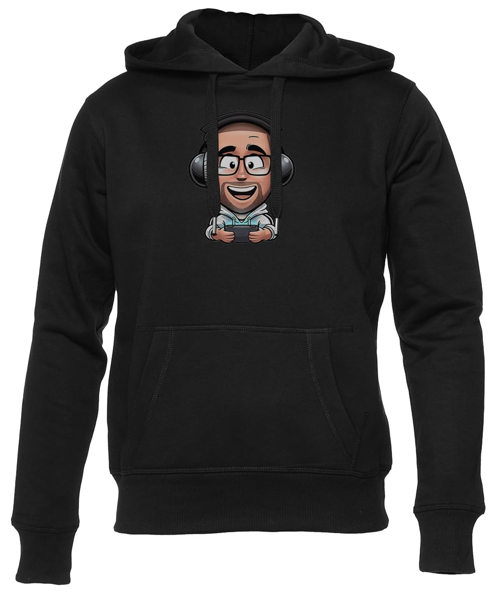 Newtee Axael TV Sudadera Unisex Negra para Hombre y Mujer Unisex Black Hoodie Men Women