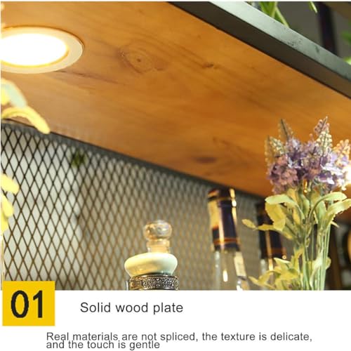 Étagère de plafond pour porte-bouteilles murale au design épuré