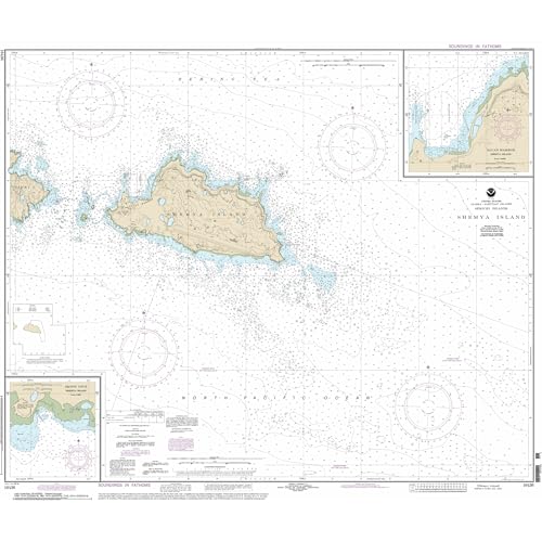 Paradise Cay Publications, Inc. Historical NOAA Chart 16436: Shemya Island;Alcan Harbor;Skoot Cove - Print on Demand - Historic Version or Updated NCC