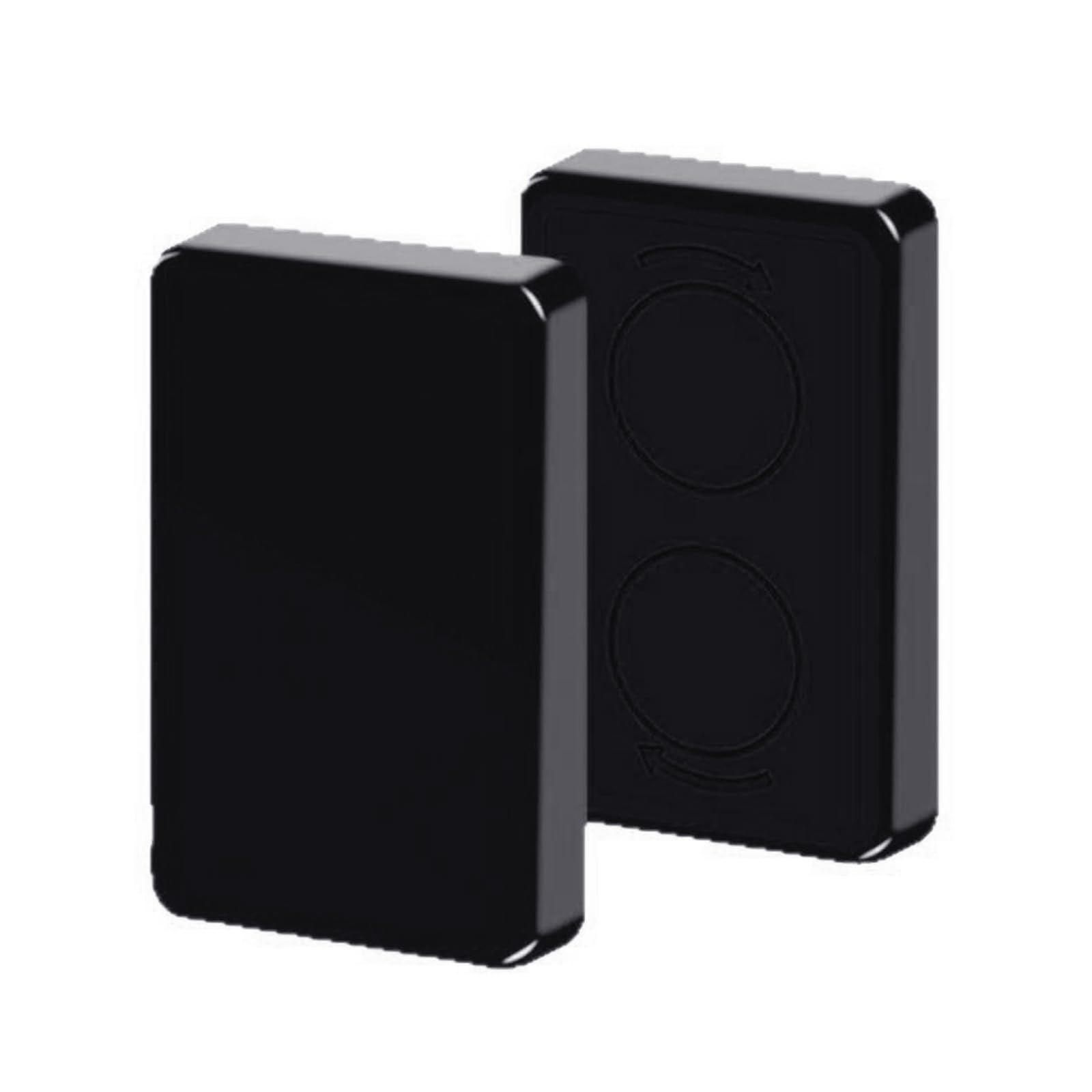 Tkidplw Black Pack Of 2 Magnetic Flag Weights For Bottom Of Flag, Flag Weights For Wind, Heavy Duty Windproof Design With Magnets Secure Banners For Garden