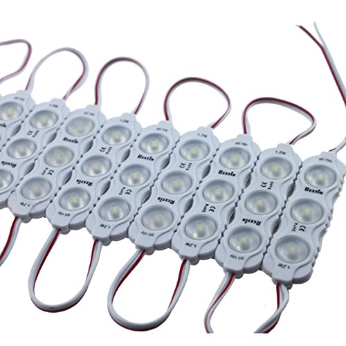 Image of Super Bright 200pcs New Model 2835 3 LED Module 120-150LM Per Module Waterproof Decorative Light for Letter Sign Advertising Signs with Tape Adhesive Backside 3 Years Warranty (Warm White)