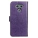 Lucky Shop1234 Compatible withLG G6 2017 Case,LG G6 Wallet Case Handmade 3D Bling Diamond Premium PU Leather Cover Case with Kickstand and ID Holder forLG G6 (Purple)