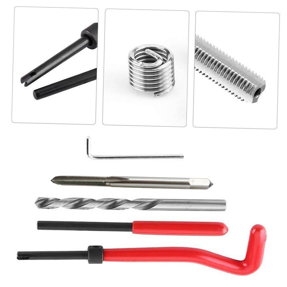 ACAGALA 30Pcs Metric Thread Repair Insert Kit M3 M4 M7 M9 M11 Car Pro Coil Tool M4*0.7