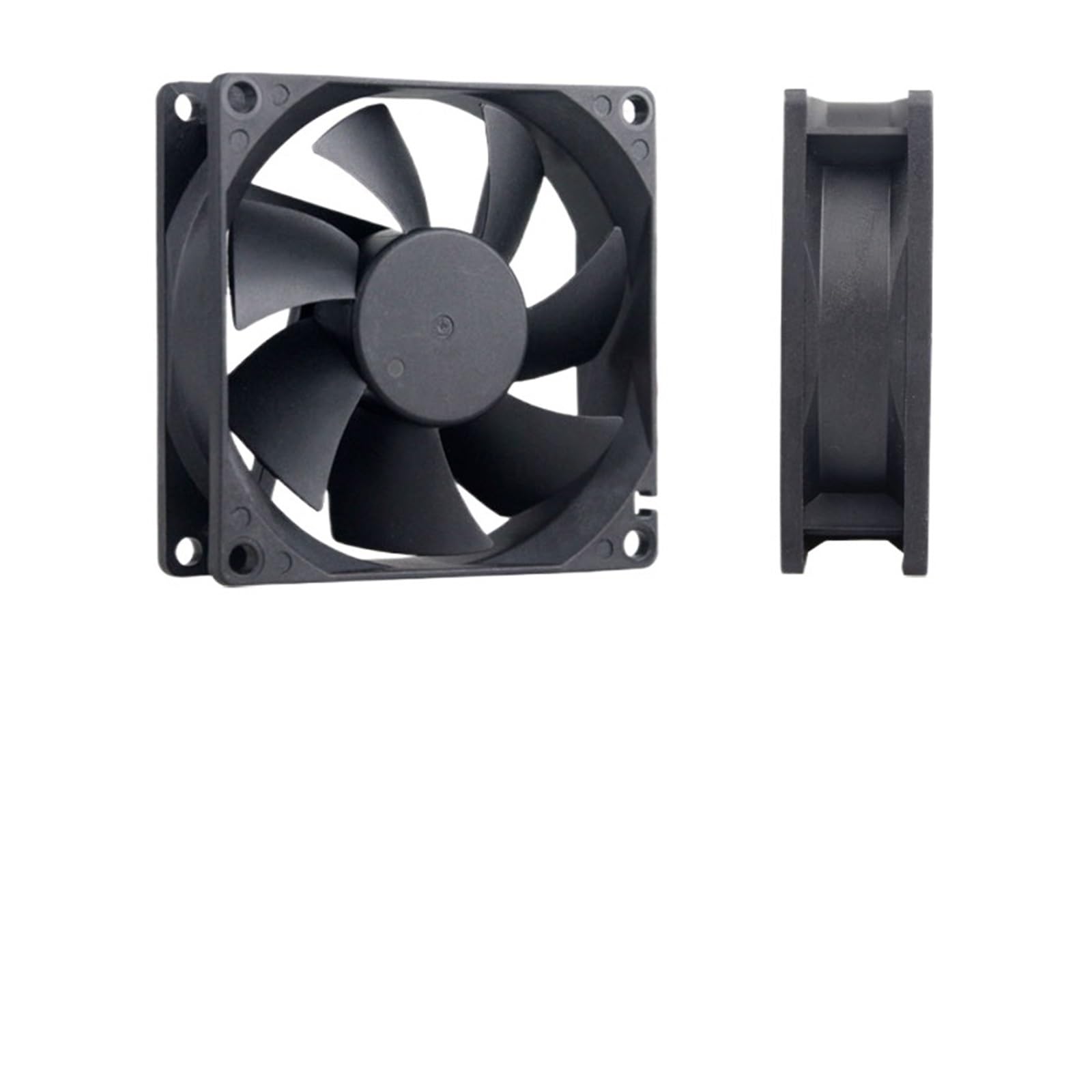 JJKKOZVQF 1pcs DC 5V 12V 24V 80mm 8025 Cooling Fan 80x80x25mm Cooler Fans(12V Ball 3PIN-2510)
