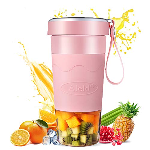 Personal Portable Cordless Juicer, Small 10oz Juice Cup Smoothie Maker With USB Rechargeble
