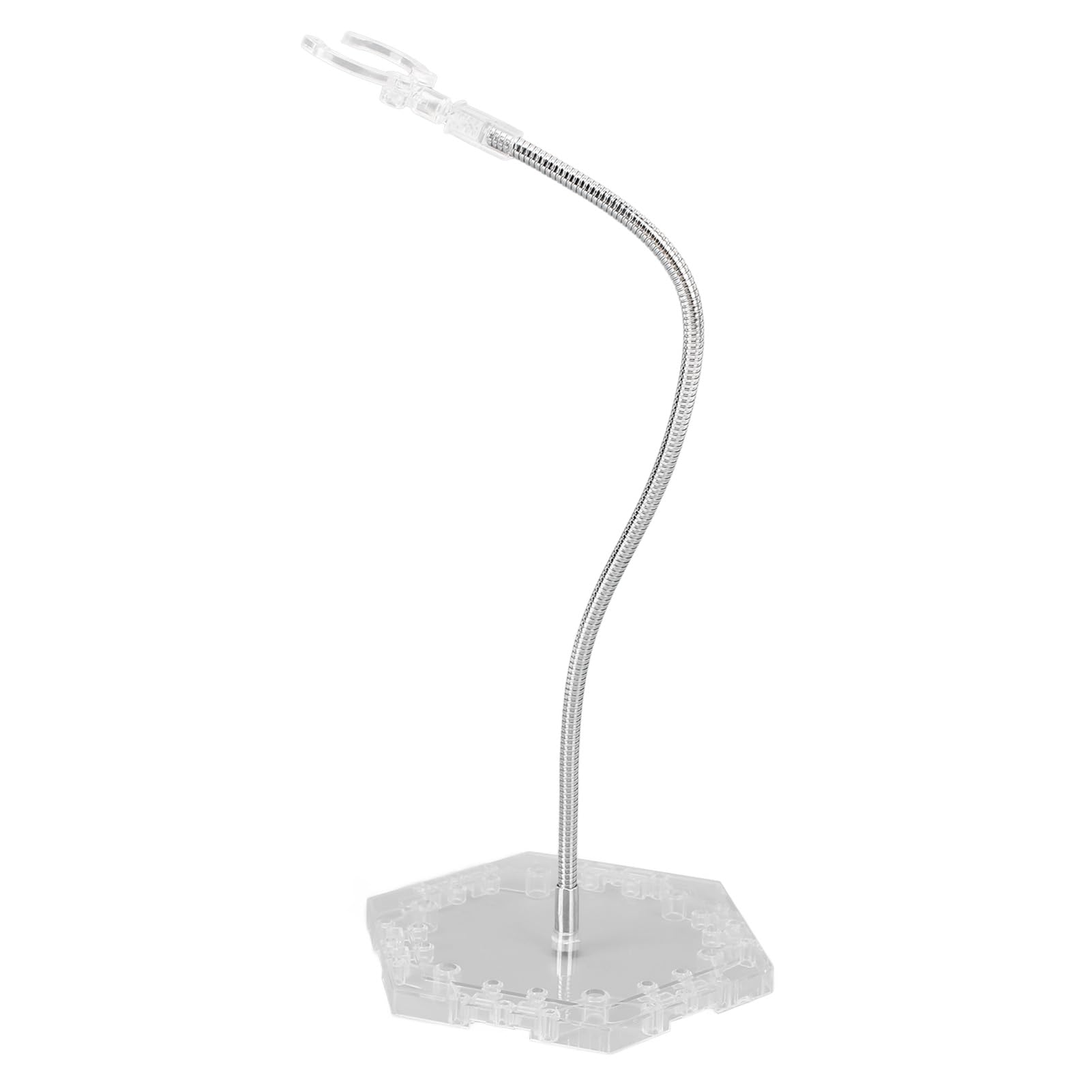 Stojak na figurki akcji, stojak na figurki ze stali nierdzewnej ABS dla lalek 15 cm, stabilny stojak podtrzymujący z przezroczystą konstrukcją, idealny do figurek i modeli Stop Motion