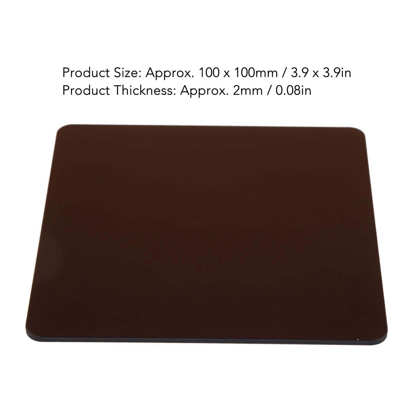 Filtro Nd Quadrato da 100x100mm, Filtro per Lenti Nd Grigio Neutro, HD Ultra Sottile, Filtro a densità Neutra di Rivestimento a più Strati per Fotografia di Spessore 2 Mm per