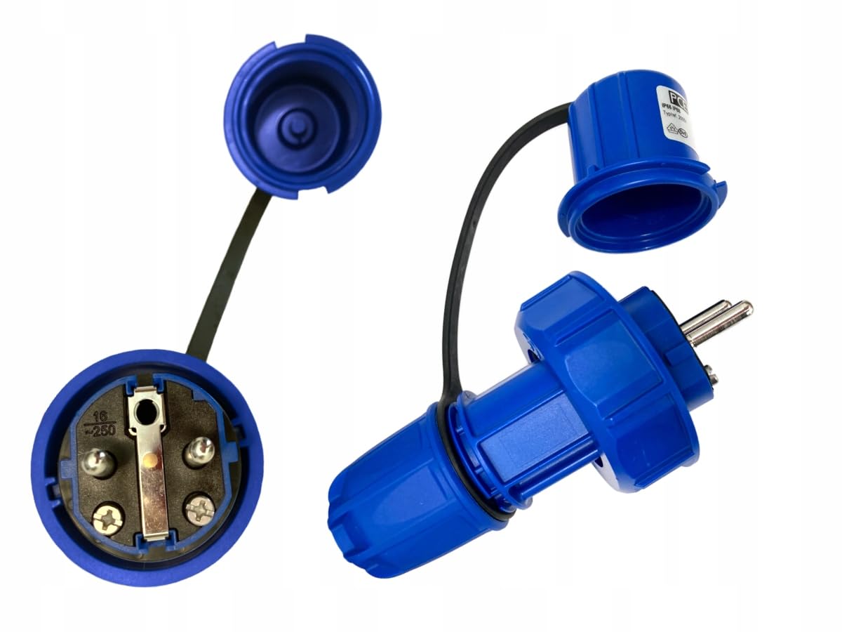 Hilark Cable Tech Unterwasser-Gummiverlängerungskabel H07RN-F 3x2,5 1m