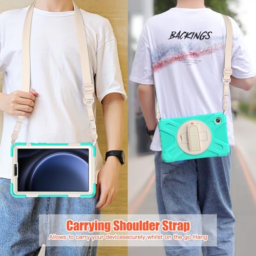 Coque Galaxy Tab A9 8.7 pouces verte idéale pour le travail et les loisirs - 3
