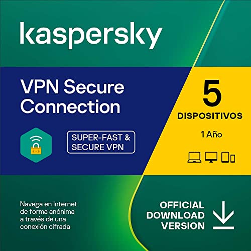 Kaspersky Vpn Secure Connection 5 Dispositivos 1 Usuario 1 Año Pc Mac Código De Activación Enviado Por Email Kaspersky Vpn Secure Connection 5 Dispositivos 1 Usuario 1 Año Pc Mac Código De Activación Enviado Por Email