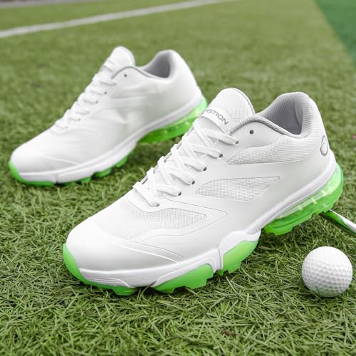 Image of THESTRON New Men Golf Shoes 8 Spikes Professional Outdoor Golf Sport Sneaker for Men