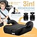 KIDIZ® Autokindersitz Kinderautositz Gruppe 1+2+3 9-36 kg 5-Punkt-Sicherheitsgurt, Autositz, Kindersitz, Einstellbare Kopfstütze