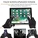 TRENDOUX Driving Gloves, Unisex Knit Winter Touchscreen Glove Men Women Texting Smartphone - Elastic Cuff - Thermal Warm Lining - Stretchy Material Black - L