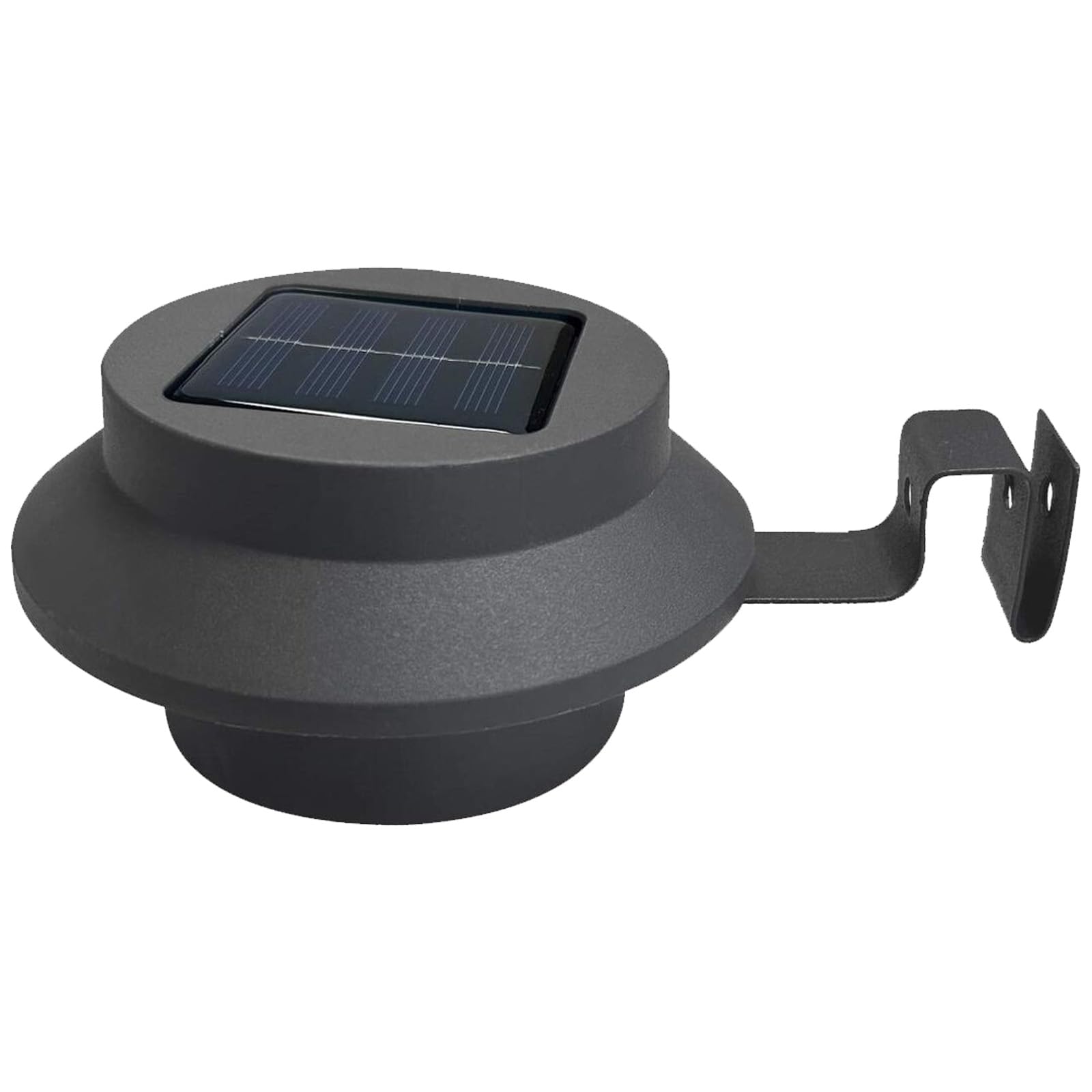 Solar Dachrinnenleuchten 24er Set Anthrazit LED Warmweiß IP44 Außen Garten | BURI Dämmerungssensor, wetterfest, Zaunbeleuchtung, Gartenleuchten, Solarbetrieb, energiesparend, Terrasse, Balkon