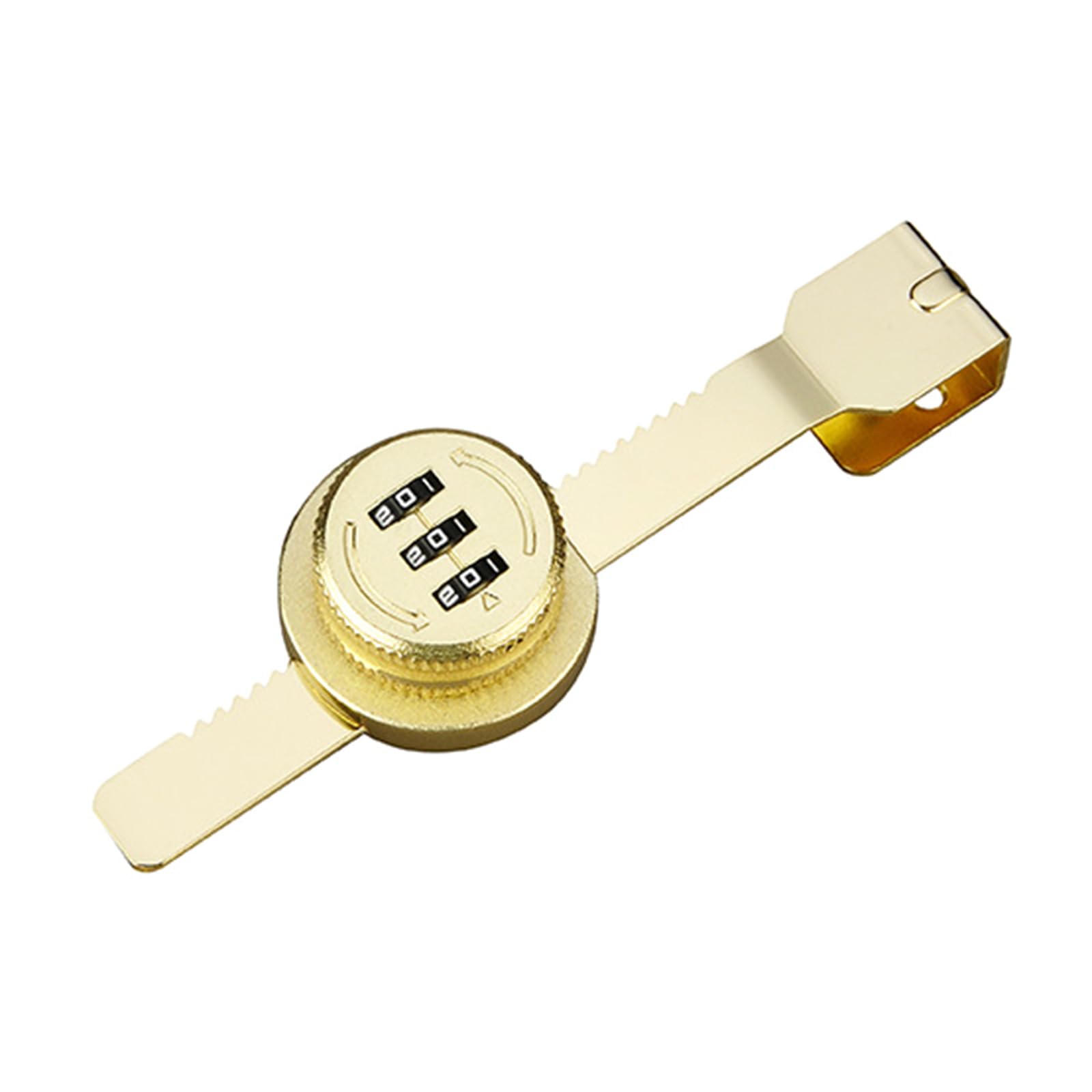 3Digit Combination Alloy Door Keyless Latches Mechanical Password Sliding Glass Door Mechanical Password Hasp Resistant
