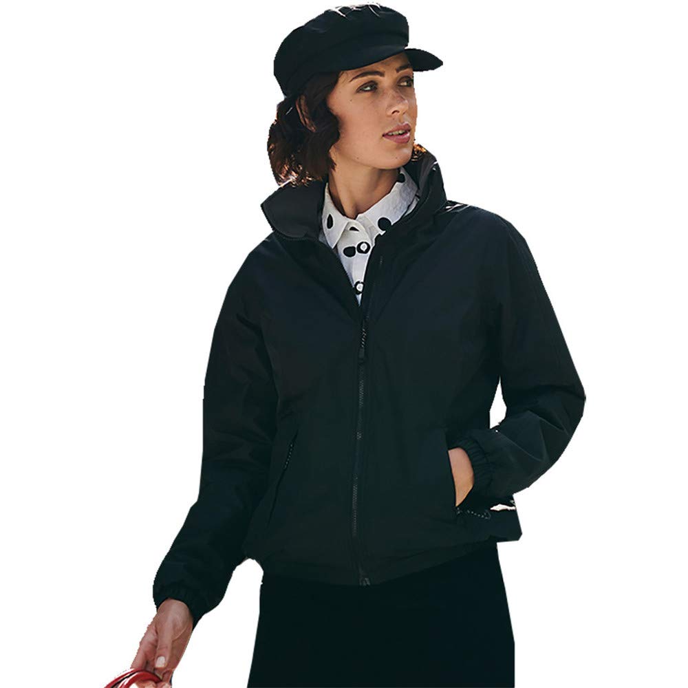 Regatta Professional Womens Dover Waterproof Fleece Lined Bomber Jacket With Concealed Hood Giacca Donna