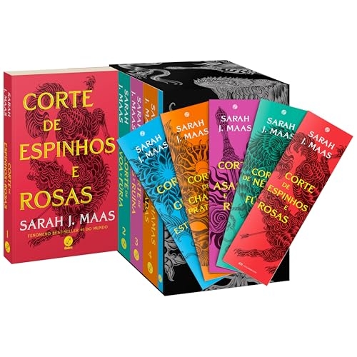 Box Corte de espinhos e rosas (Novas capas) - Acompanha marcadores Box Corte de espinhos e rosas (Novas capas) - Acompanha marcadores