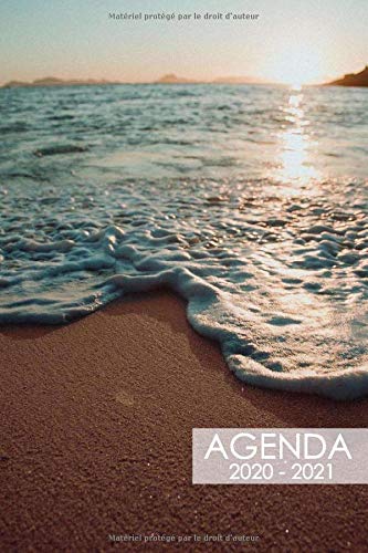 Télécharger Agenda 2020 - 2021: Agenda scolaire plage océan mer magnifique pour étudiants Collège et Lycée | PDF