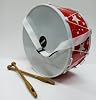 Large Size Childrens Drum Strap with 25cm Diameter Knob and Original Appearance Toy Made of Sturdy Plastic