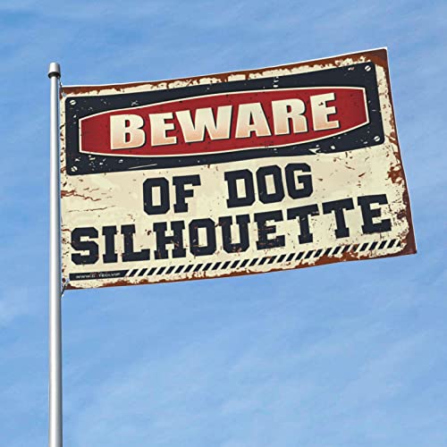 Panneau de Porche Silhouette Chien pour Décoration Chambre Garçon