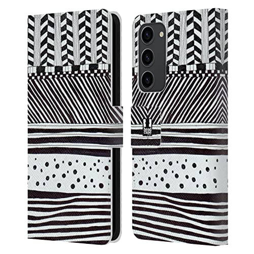 Étui portefeuille en cuir Samsung Galaxy S23+ 5G Head Case Designs Mélange