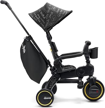 Doona Liki Trike, Vashtie - Limited Edition - 5-in-1 Compact, Foldable Tricycle - Suitable for Toddlers 10 to 36 Months