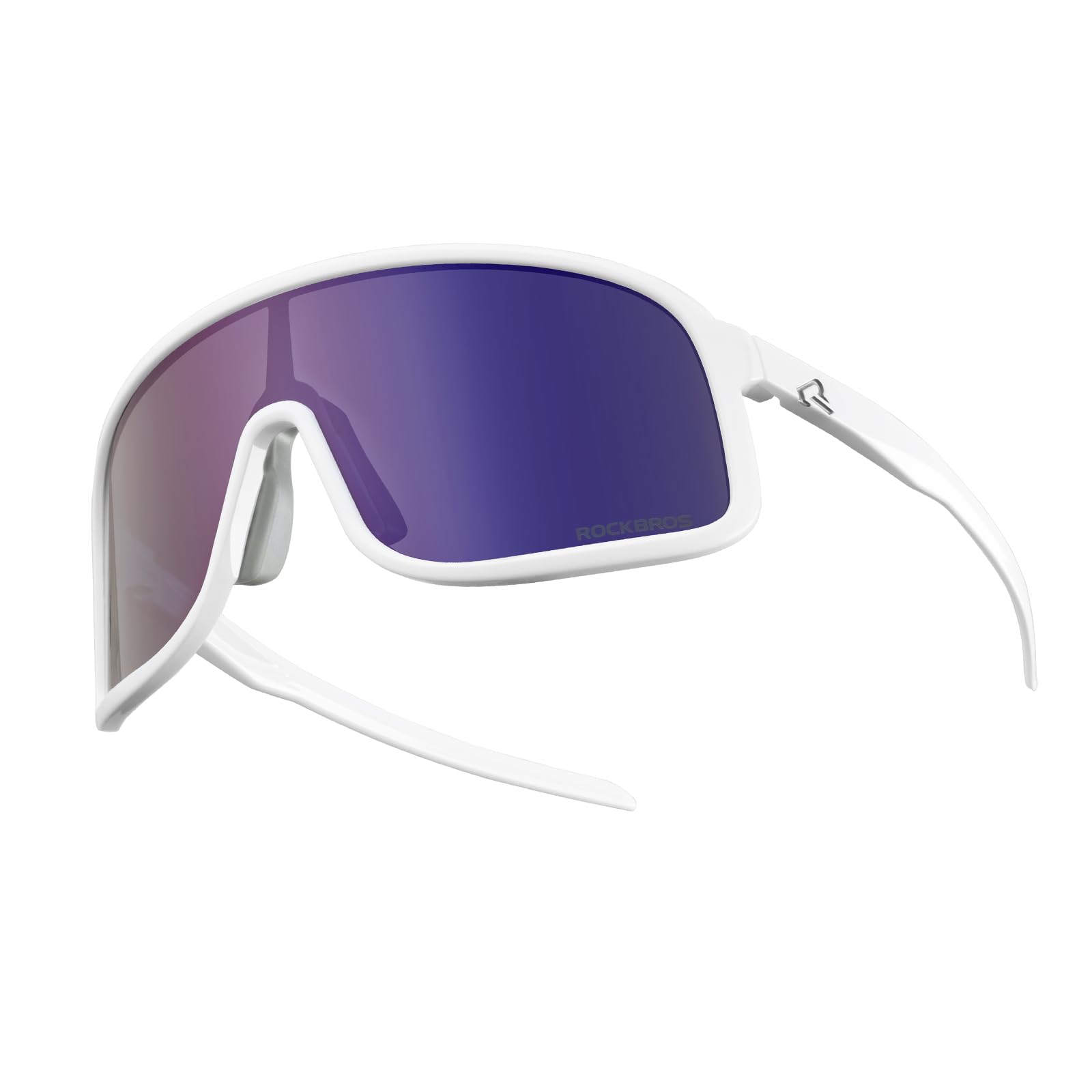 ROCKBROS Lunettes Soleil Polarisées Sport, Cyclisme Lunettes Polarisées Anti-UV400 Verres REVO Cadre TR90 Léger Homme Femme Vélo VTT Pêche Course Golf Sports de Plein Air