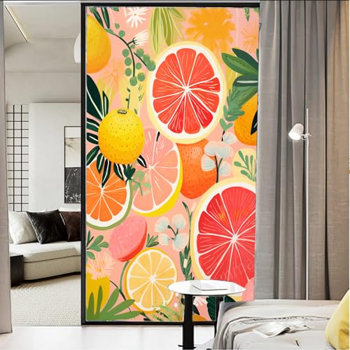 Vinilo decorativo con diseño de limones y naranjas 17.7x23.6 in miniatura 3