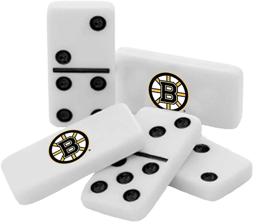 MasterPieces NHL Boston Bruins Collector Edition Double Six Dominoes : Sports & Outdoors