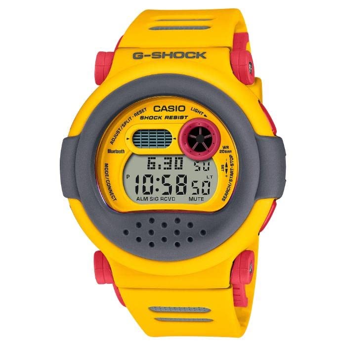 Amazon.co.jp: カシオ ジーショック G-B001MVE-9 イエロー 腕時計