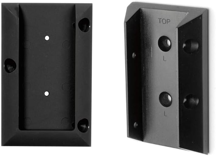 Stair Rail Bracket Kit, Black - 2 pk.