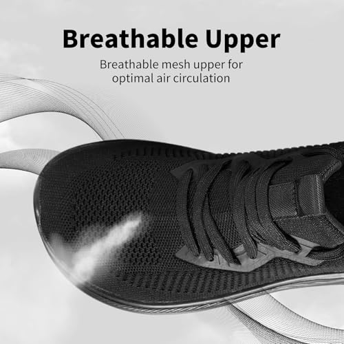Wide Toe Box Shoes for Men Extra Wide Width Sneakers Ultra Light Road Running Shoes Non-Slip Wide Tennis Shoes Breathable Walking Shoes Athletic Gym Workout3
