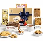Gluten Free Afternoon Tea Hamper – Luxury Cake Hamper with Sweet Selection, Flapjack, Biscuits & Meringue Bar – Coeliac Gifts for Women & Men – Hattie’s Gifts