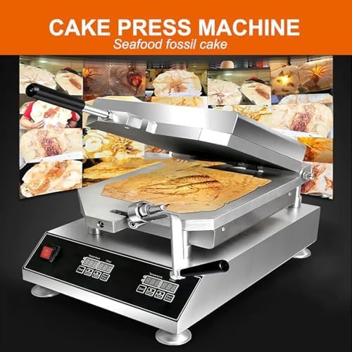 Pressa Manuale in Acciaio Inox per Tortini di Pesce E Frutti di Mare, Ideale per Negozi di Snack E per Uso Domestico - Perfetta per Snack Croccanti E Street Food.