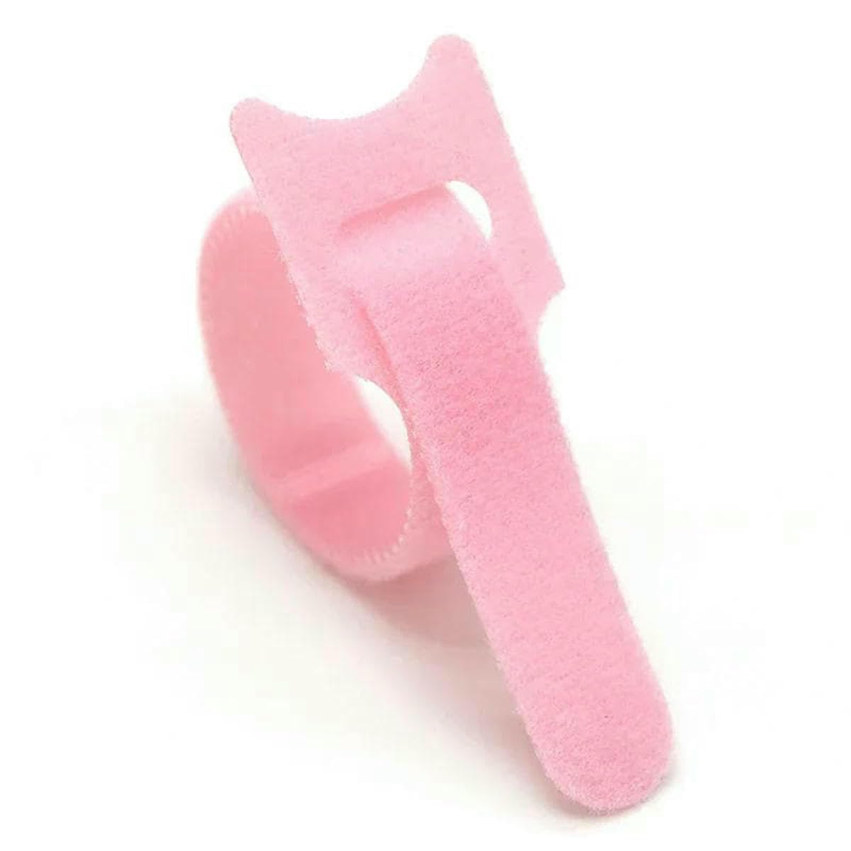 50/100pcs Releasable Cable Ties Plastics Fastening Reusable Cable tie 150 200 250 300mm Straps Nylon Wrap Zip Bundle Bandage Tie-Pink-250mm x 50Pcs