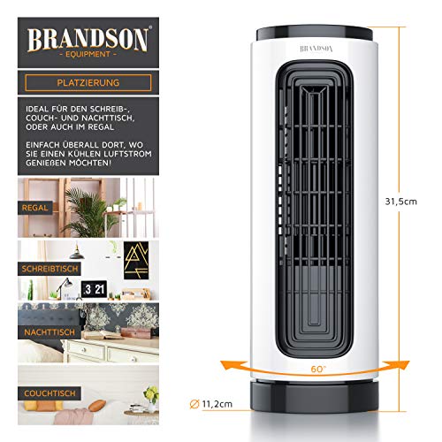Brandson, ventilatore a torre/da tavolo con