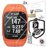 IPG for Polar M430 Fitness Tracker Watch Screen Protector (2 Units) Invisible Ultra HD Clear Film Anti Scratch Skin Guard - Smooth/Self-Healing/Bubble -Free