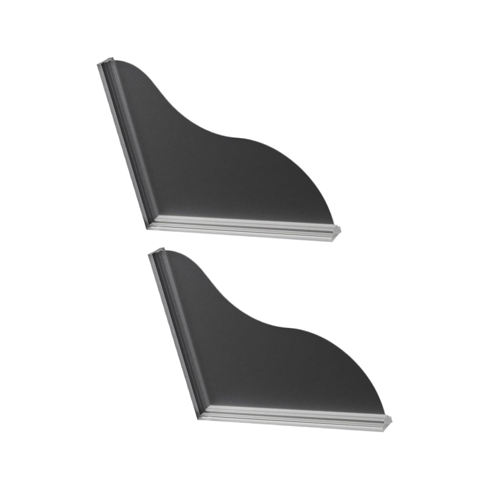 LUCKGONI Pair Of Flexible Silicone Shower Splash Guards Keep Bathroom Floor Dry And Clean Simple To Install