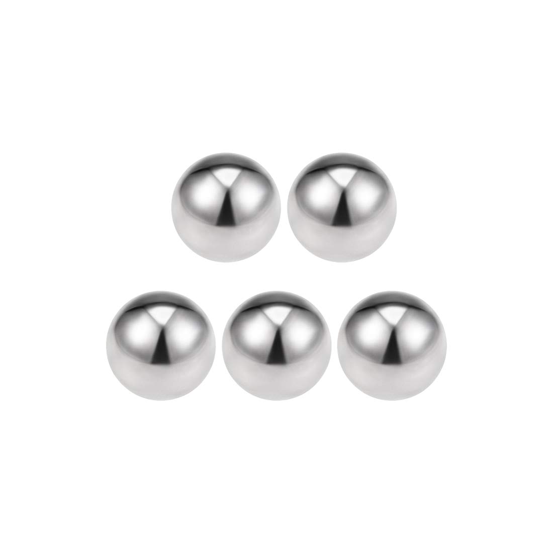 uxcell 1/2-inch Bearing Balls 316L Stainless Steel G100 Precision Balls 10pcs