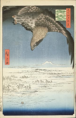 Impression d'affiches toile Fukagawa Susaki Utagawa Hiroshige décoration murale