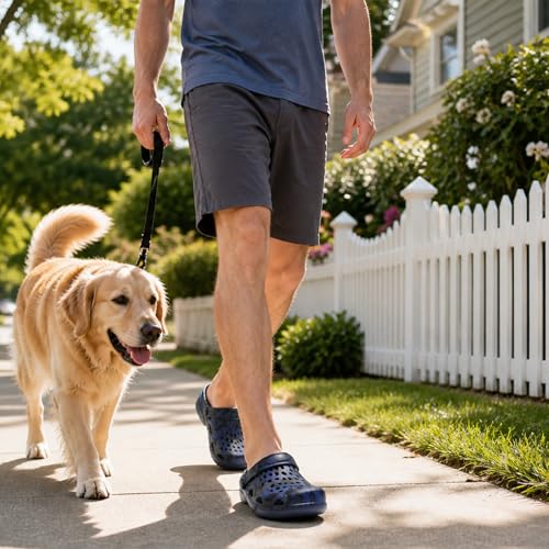 Image of FLIOZY Men's Garden Clogs Shoes Non Slip Shower Slippers Summer Outdoor Beach Sandals