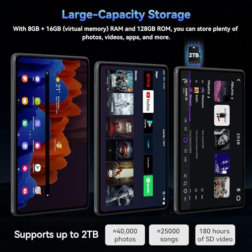 TABWEE Tablet 2025 T90-Android 16 の商品画像 3