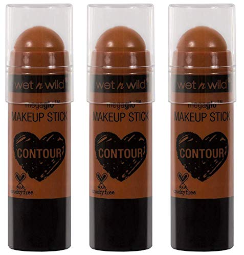 Wet N Wild Megaglo Makeup Stick, 0.21 oz (3 Pack, 805 Call Me Maple)