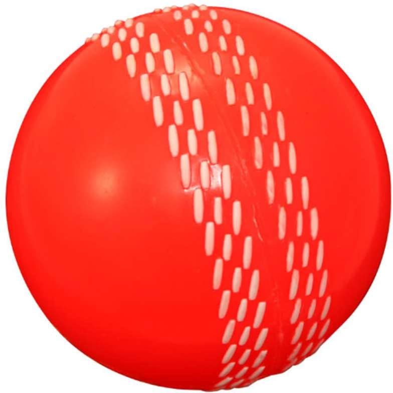 Synthetic Rubber i10 Practice Cricket Ball/Wind Balls (125-130 GMS) for - Indoor & Outdoor Street & Beach Cricket Orange Pack of 2-picture-21