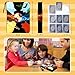 Jravkfi Card Binder 9 Pocket,Premium Trading Card Holder 900 Pockets 50-Page Double-Sided Storage Collection Book 3-ring Zipper Sports Book is A Toys Gift for Girls and Boys(Black)