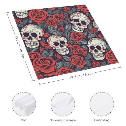 Servilletas de Tela Cuadradas 18x18 Pulgadas Pack 4 miniatura 2