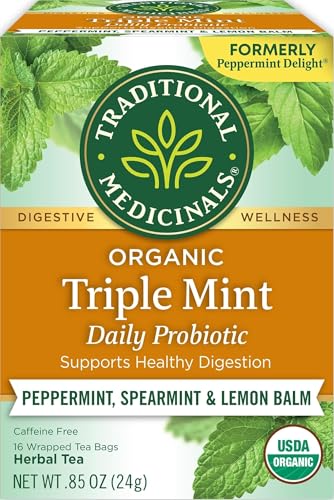 Traditional Medicinals Organic Triple Mint, 16 Tea Bags