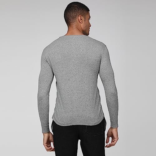 Image of sporto Men's Fast Dry Micro Fiber Solid Regular T-Shirt Half Sleeve|Charcoal